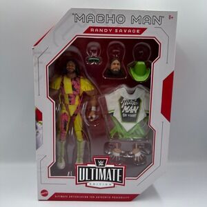 WWE Ultimate Edition Macho Man Randy Savage Action Figure Mattel GVC14 New